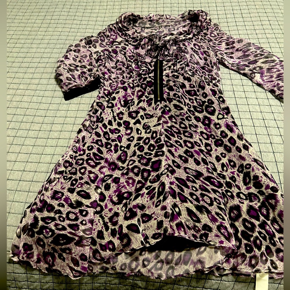 Sheer Leopard Dress